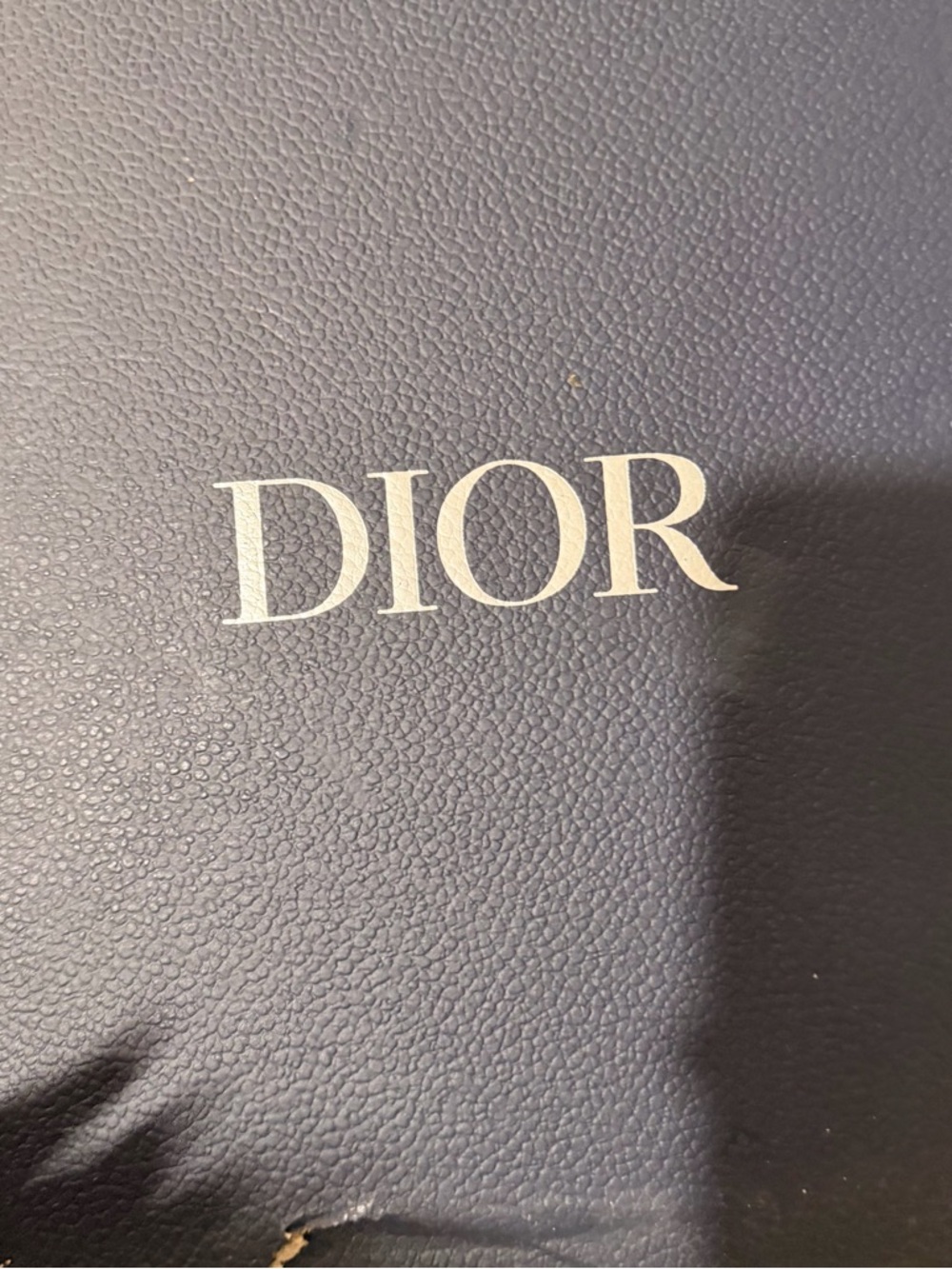 Dior High-Top Sneakers in White and Blue - Picture 4 of 5